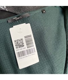 Zero Kardigan Damski Ciepły Wygodny Stylowy z Zapięciem Zielony Rozmiar 44