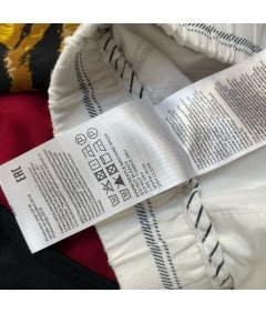 Vero Moda ženske kratke kratke hlače udobno elegantno bela črtasta velikost S