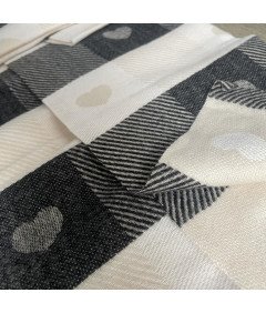 SWAT PANY Damski Szal Pashmina, Kremowy w Serca