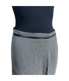 MNG Spódnica Midi Wygodna Stylowa Wytrzymała Czarno Biała Rozmiar 40