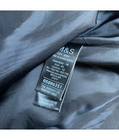 Marks&Spencer Spódnica Midi Wygodna Stylowa Wytrzymała Biało Czarna Rozmiar 44