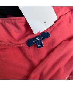 Tom Tailor Spódnica Midi Wygodna Stylowa Czerwona w Białe Kropki Rozmiar XL