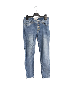 FREE PEOPLE ženske udobno trajno Denim hlače modra velikost 26