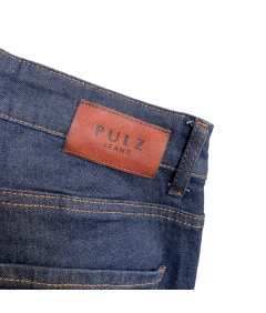 PULZ Ženske udobno Denim hlače elegantno mornarsko modra velikost 30