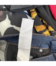 PULZ Ženske udobno Denim hlače elegantno mornarsko modra velikost 30