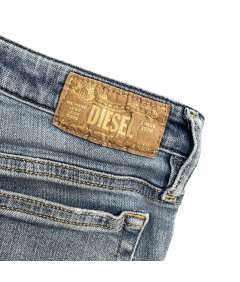 Diesel ženske udobne hlače iz džinsa elegantne modre velikosti 27/30