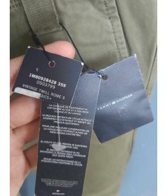 Tommy Hilfiger moške hlače udobno elegantno zelena velikost 34