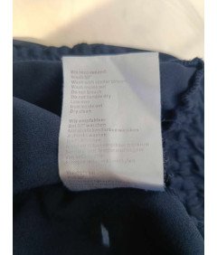 Zizzi kratkimi rokavi obleko udobno lahka mornarsko modra Plus velikost XL