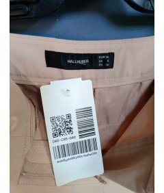 HALLHUBER Ženske hlače Udobno Elegantno in elegantno Bež Velikost 36