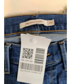 Levi's Damskie Spodnie Wygodne Jeansowe Dżinsowe Stylowe Granatowe Rozmiar 27
