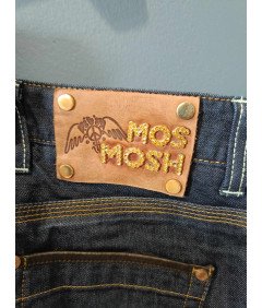 Mos Mosh Ženske udobne hlače iz džinsa mornarsko modra 30