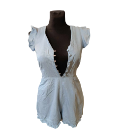 Missguided kratke kratke hlače obleko lahka udobno bela velikost 34