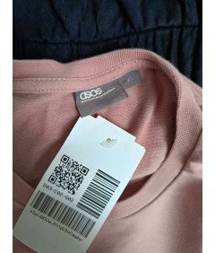 asos Ženska majica z dolgimi rokavi Udobna roza Roza velikost XS