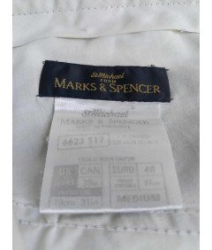 Moške hlače Marks and Spencer Udobne Elegantne Elegantne Elegantne Sive 48