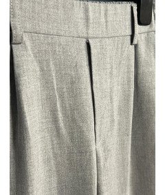 Bershka Moške hlače udobno elegantno elegantno siva velikost M