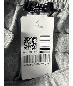 Bershka Moške hlače udobno elegantno elegantno siva velikost M