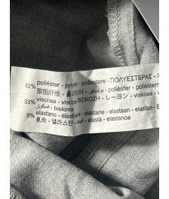 Bershka Moške hlače udobno elegantno elegantno siva velikost M