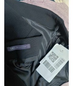 Marks&Spencer Spódnica Długa Maxi Stylowa Wygodna Czarna Rozmiar 40