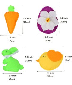 Wozloify viseči okraski v obliki zajca, viseči okraski, 5 kosov