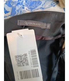 River Island Midi krilo udobno elegantno elegantno črno velikost 40