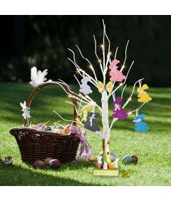 Wozloify viseči okraski v obliki zajca, viseči okraski, 5 kosov