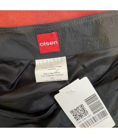 olsen Midi krilo udobno elegantno elegantno črno velikost 40