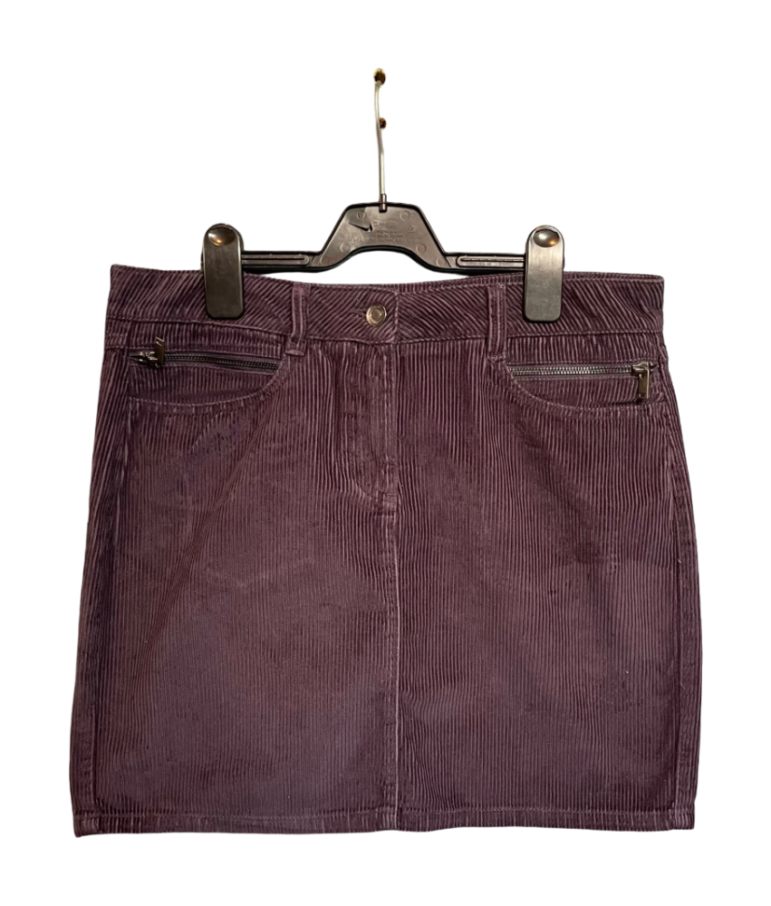 next Spódnica Mini Stylowa Wygodna z Kieszeniami Brązowa Rozmiar 40