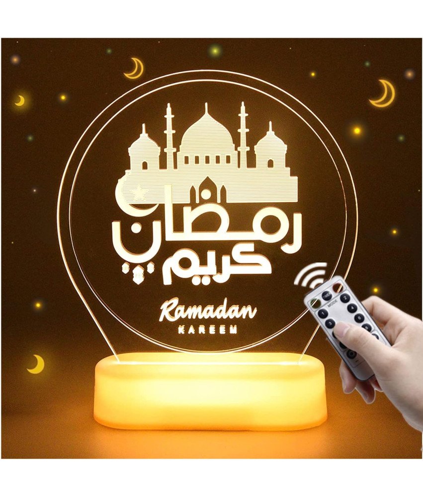 SAKU Oświetlenie LED na Święto Ramadan, Białe, 19.3 x 13 cm