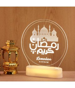 SAKU Oświetlenie LED na Święto Ramadan, Białe, 19.3 x 13 cm