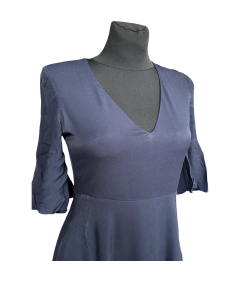 Tommy Hilfiger Obleka do kolen Elegantna udobna mornarsko modra 36