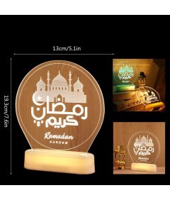 SAKU Oświetlenie LED na Święto Ramadan, Białe, 19.3 x 13 cm