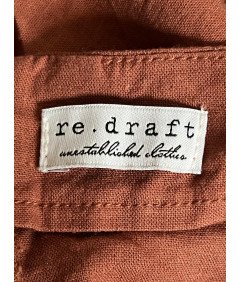 Re.draft Midi krilo Udobno elegantno z gumbi Oranžna 38