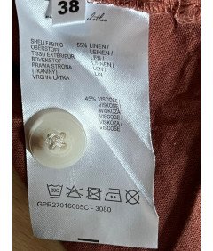 Re.draft Midi krilo Udobno elegantno z gumbi Oranžna 38