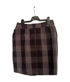 Dorothy Perkins Midi krilo Udobno elegantno sivo črno karirasto 40