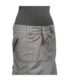 ESPIRIT Spódnica Midi Wygodna Stylowa z Kieszeniami Szara Rozmiar 38