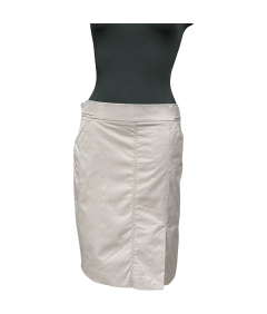 Manoukian Spódnica Midi Wygodna Stylowa Wytrzymała Biały 40