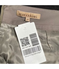 Manoukian Spódnica Midi Wygodna Stylowa Wytrzymała Biały 40