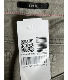 Zero Ženske hlače Udobne elegantne Denim Beige 44