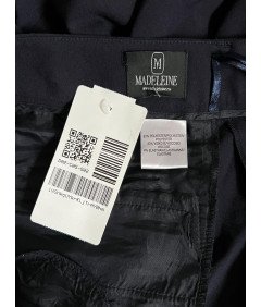 MADELEINE Moške hlače udobne elegantne elegantne črne velikosti 44