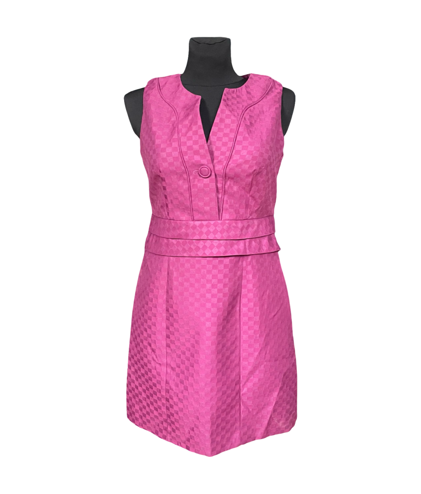 next Sukienka Przed Kolano Stylowa Bez Rękawów Różowa Rozmiar 40