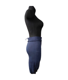SET Spódnica Midi Wygodna Stylowa Elegancka Granatowa Rozmiar S