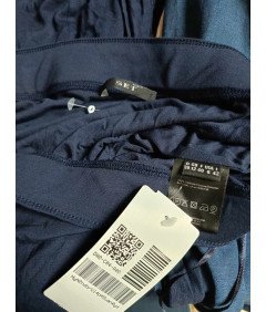 SET Midi krilo udobno elegantno elegantno mornarsko modra velikost S