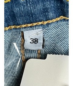 HALLHUBER Damskie Spodnie Jeansowe Dżinsowe Niebieska w Kwiaty 38