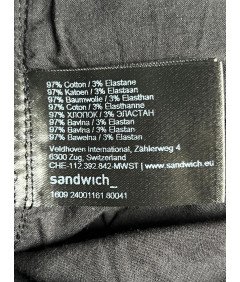 Sendvič hlače Moške udobne elegantne Denim Black 40