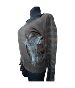 Hurley žensko kapuco mikina topel udobno rjava velikost M