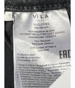 VILA Ženske hlače Skinny Stylish Black Velikost M