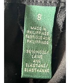 Ralph Lauren Ženske hlače Elegantno in elegantno črno Velikost 36