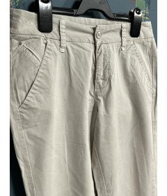 MAC Ženske hlače udobne elegantne in elegantne bež velikost 36/30