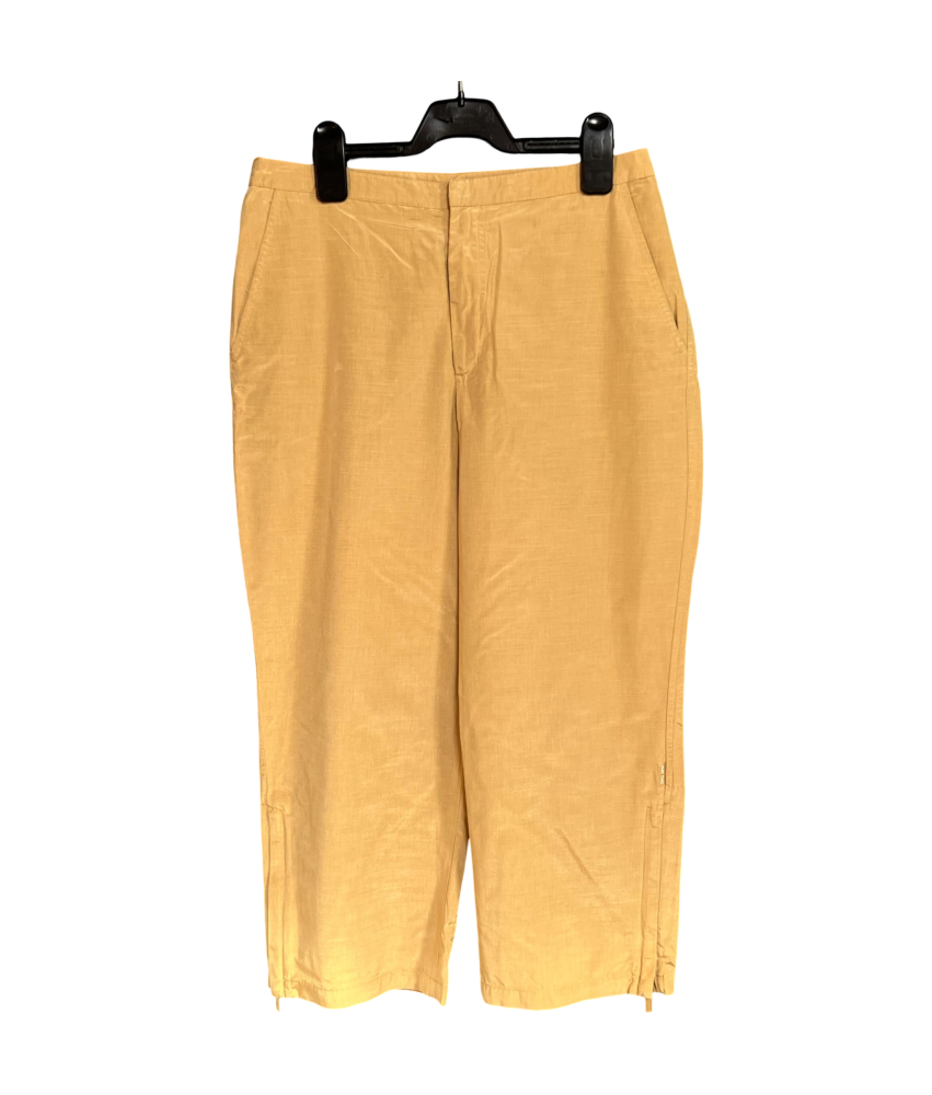 PART TWO Damskie Spodnie Wygodne i Stylowe Żółte Rozmiar 40