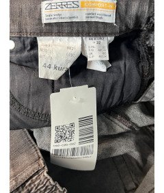 ZERRES Moške udobne elegantne hlače iz džinsa črne 46